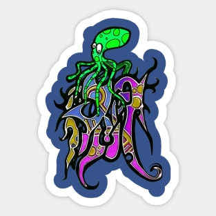 Octapie luiquified Sticker